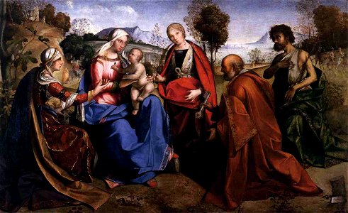 Boccaccino Virgin and Child with Saints