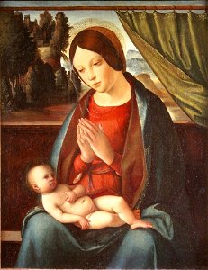 Boccaccio Boccaccino Virgen con niño 1510 Lowe Art Museum Miami