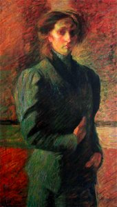 Boccioni - Ritratto di Ines olio su tela, Collezione Ingrao