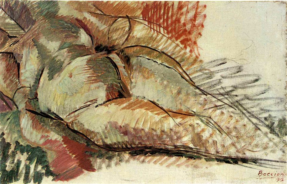 Boccioni - Nudo Simultaneo, 1915
