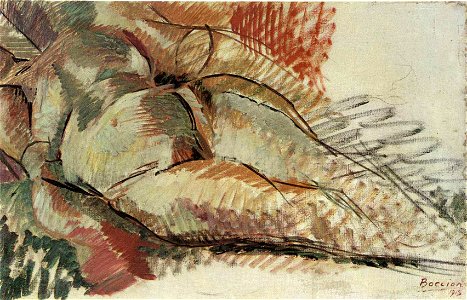 Boccioni - Nudo Simultaneo, 1915