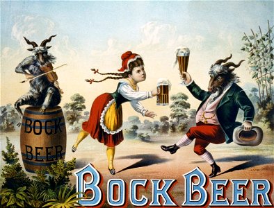 Bock beer LCCN2006677689 (cropped). Free illustration for personal and commercial use.
