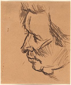 Boccioni - Study for Portrait of Ferrucio Busoni, 1916