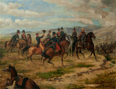 Boceto para la Batalla de Carabobo by Martín Tovar y Tovar