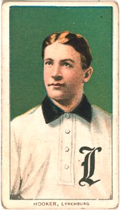 Bock Hooker, Lynchburg Team, baseball card portrait LCCN2008676880