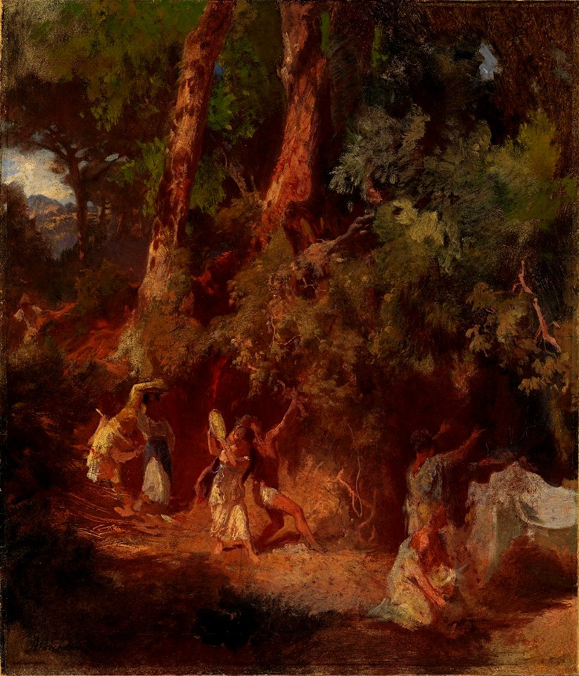 Arnold Böcklin - Bacchantenfest