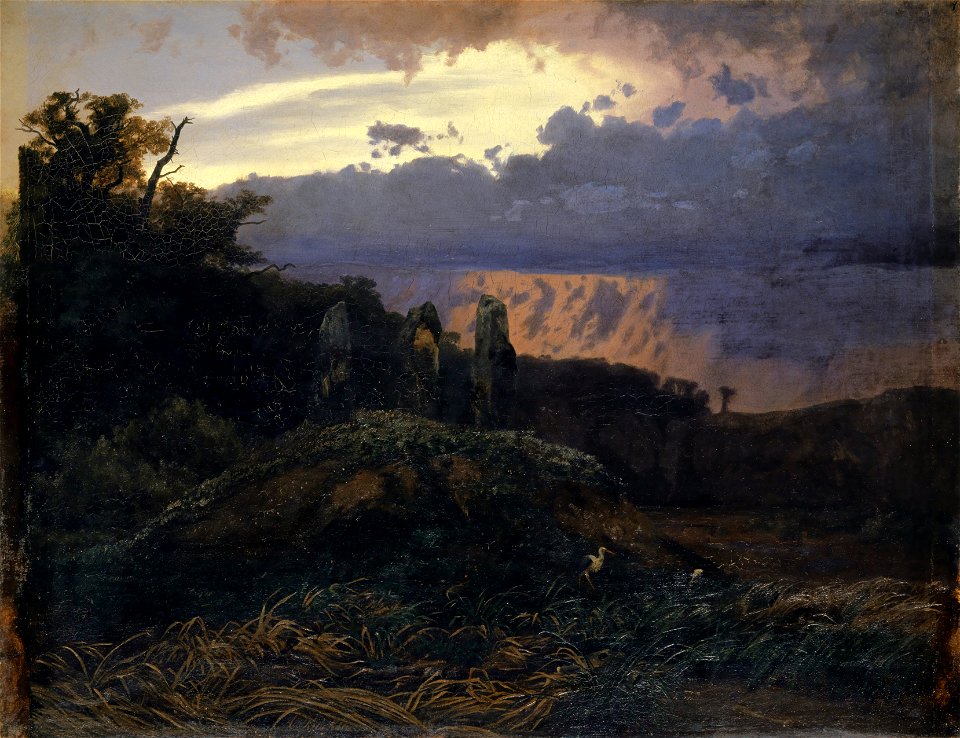 Arnold Böcklin - Das Hünengrab (1847)