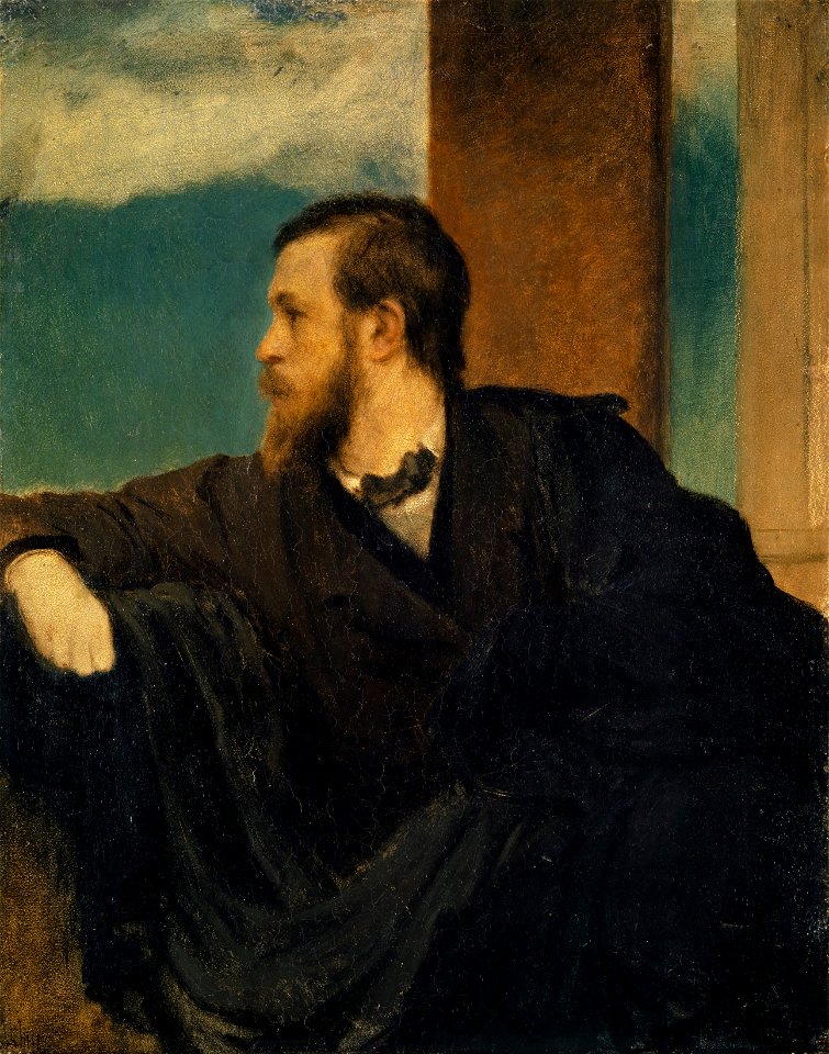 Arnold Böcklin - Selbstbildnis (1862, Kunstmuseum Basel)