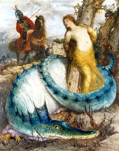 Arnold Böcklin - Ruggiero und Angelica (1873)