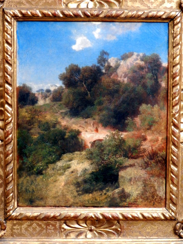 Arnold Böcklin - Italienische Landschaft