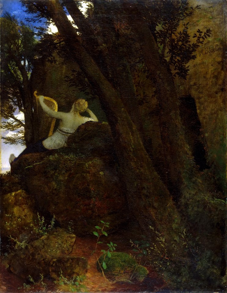 Arnold Böcklin - Sappho (1862)