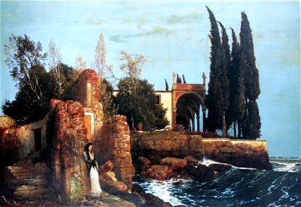 Böcklin Villa am Meer 1878