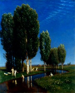 Arnold Böcklin - Summer Day - Google Art Project. Free illustration for personal and commercial use.