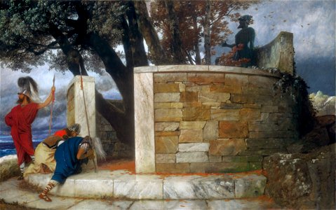 Arnold Böcklin - Das Heiligtum des Herkules (1884)FXD