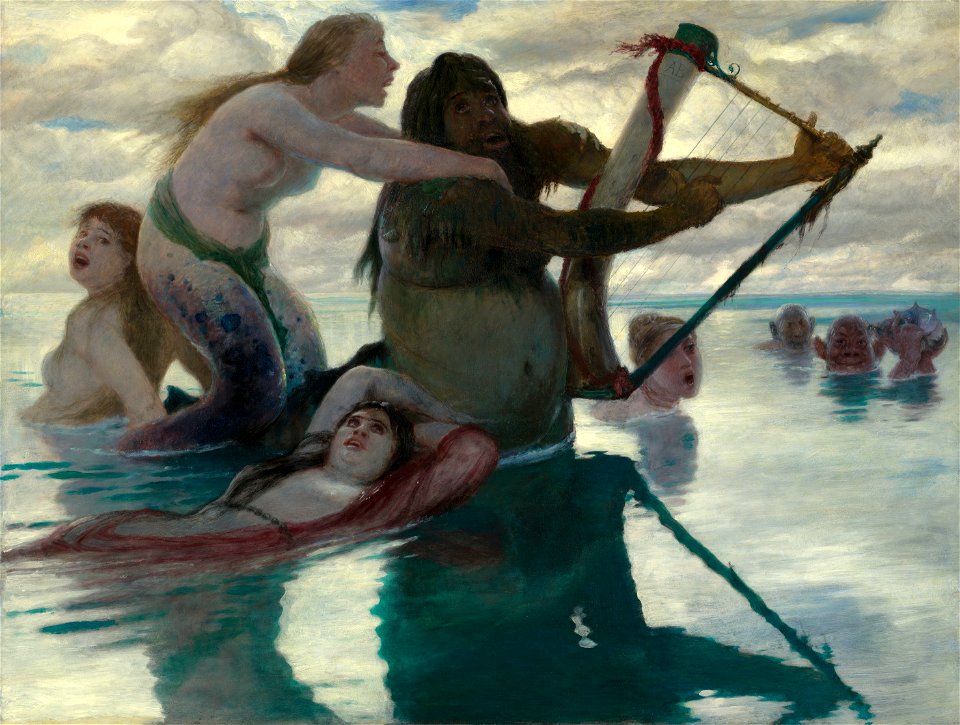 Arnold Böcklin - In der See (1883)
