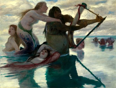 Arnold Böcklin - In der See (1883)