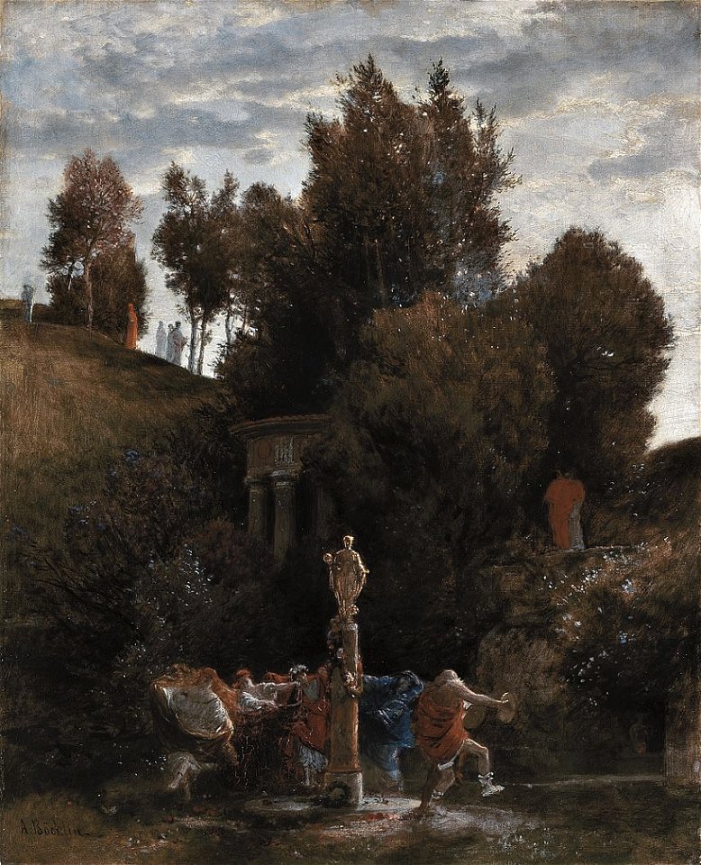 Arnold Böcklin - Römisches Maifest (ca. 1872)