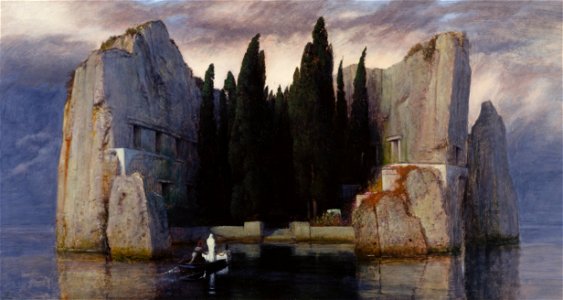 Arnold Böcklin - Die Toteninsel III (Alte Nationalgalerie, Berlin)
