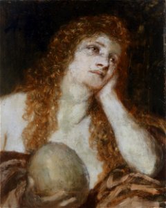 Arnold Böcklin - Die büßende Maria Magdalena (1873)