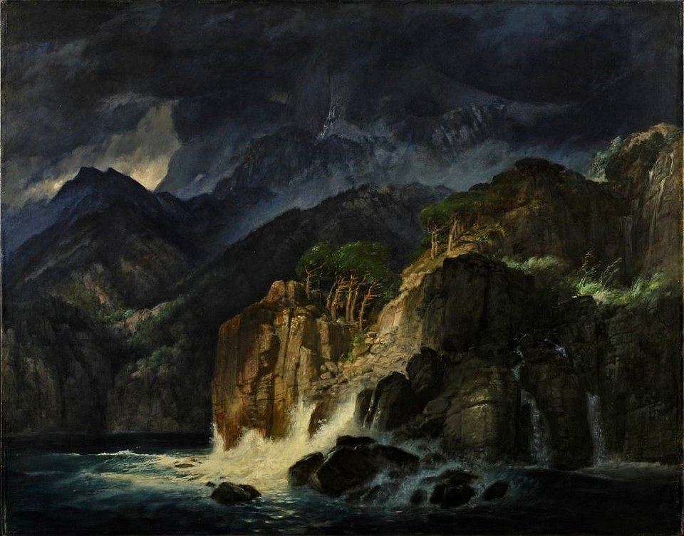 Arnold Böcklin - Prometheuslandschaft (1885)