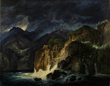 Arnold Böcklin - Prometheuslandschaft (1885)