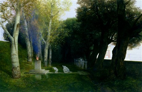 Arnold Böcklin - Heiliger Hain