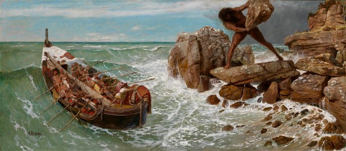 Arnold Böcklin - Odysseus und Polyphemus (1896)