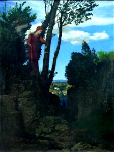 Arnold Böcklin - Hochzeitsreise. Free illustration for personal and commercial use.