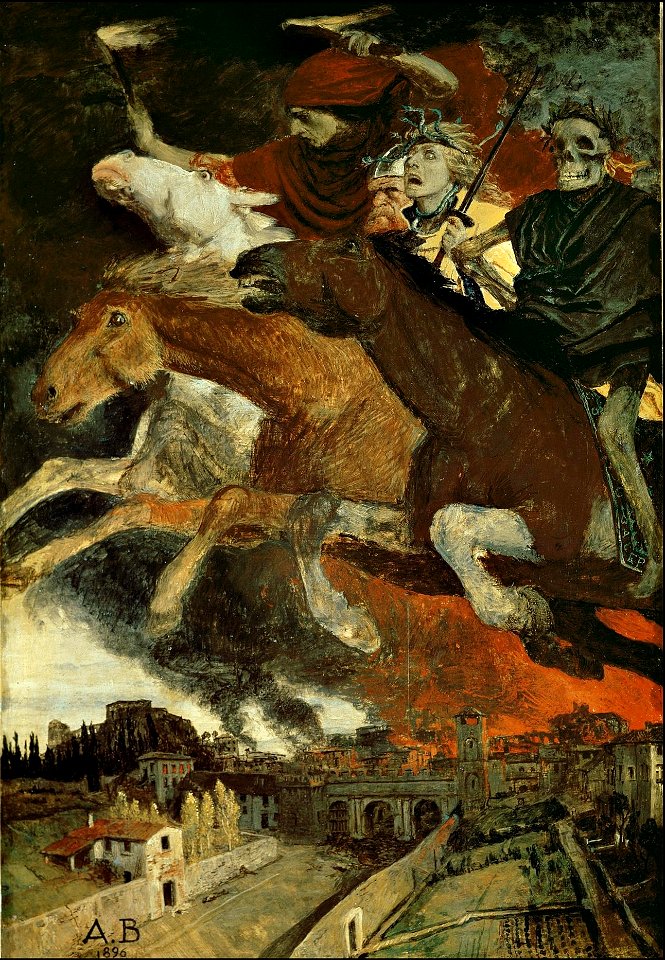 Arnold Böcklin - Der Krieg