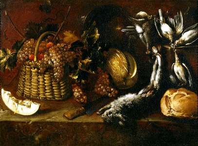 Bodegón de caza y fruta, de Antonio de Pereda y Salgado (Museo del Prado)