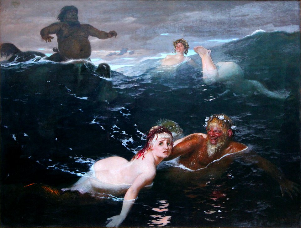 Arnold Boecklin Spiel der Wellen 1883