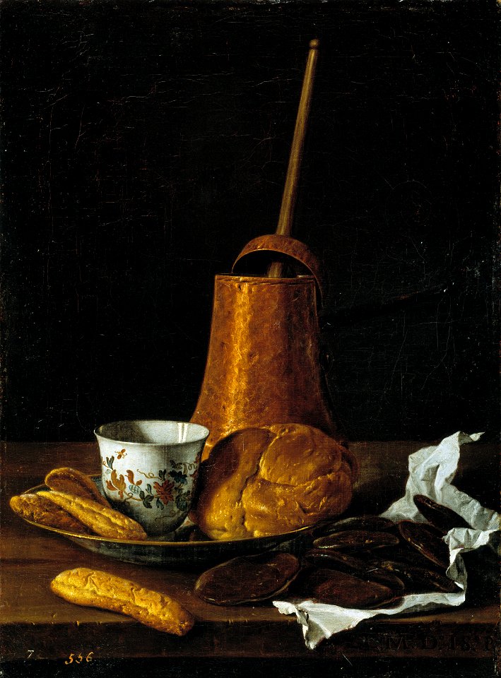 Bodegón con servicio de chocolate - Museo del Prado