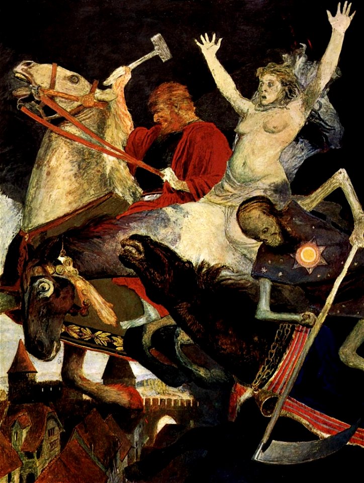 Arnold Böcklin Krieg 1896