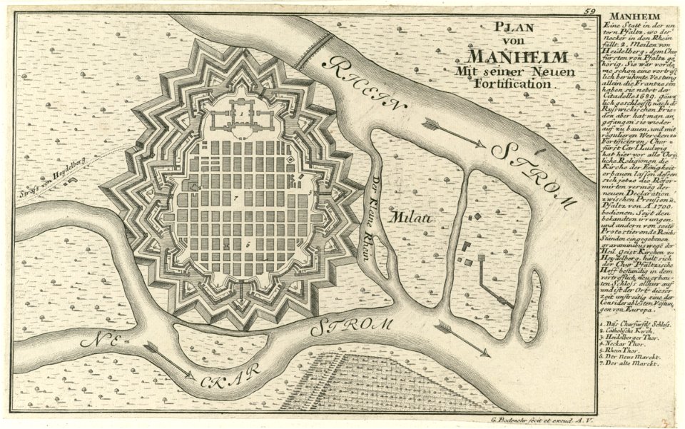 Bodenehr Mannheim c1715