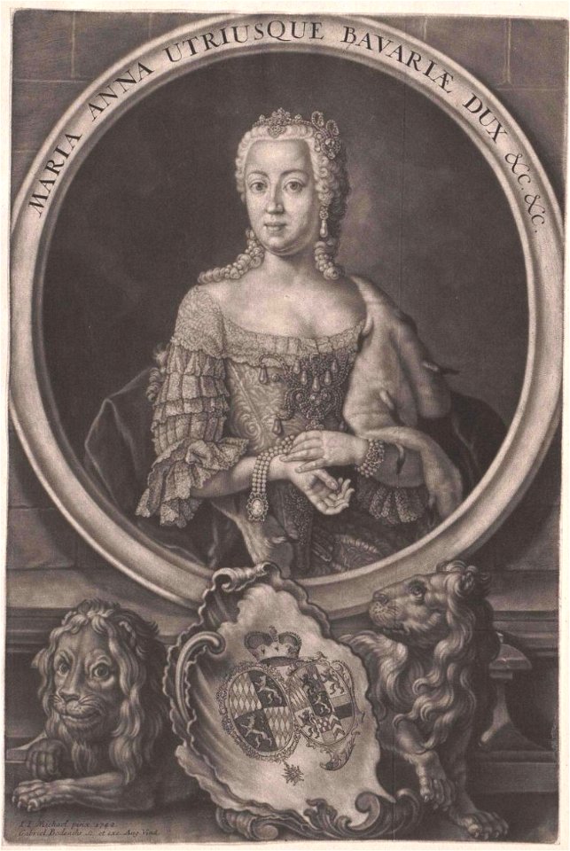 Bodenehr after Michael - Maria Anna of Sulzbach