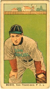 Bodie, San Francisco Team, baseball card portrait LCCN2008677331