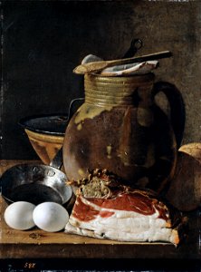 Bodegonconjamonhuevosyrecipientes-meléndezFXD
