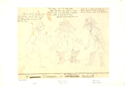 Bodleian Libraries, A dilemma, or- The German Macheath drawing