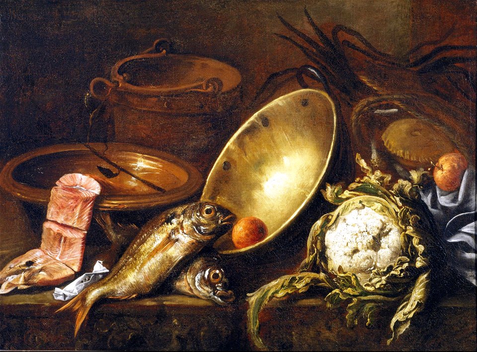 Bodegón de cocina, de Antonio de Pereda y Salgado (Museo del Prado)