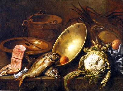 Bodegón de cocina, de Antonio de Pereda y Salgado (Museo del Prado)