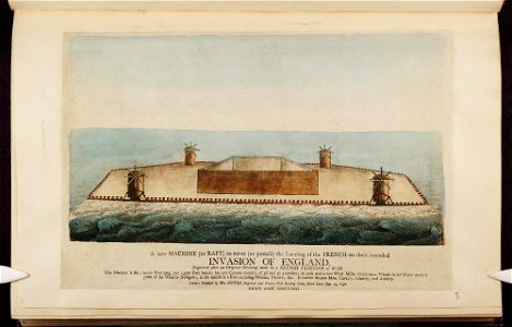 Bodleian Libraries, A new machine (or raft) to cover (or protect) the landing of the French on their intended invasion of England