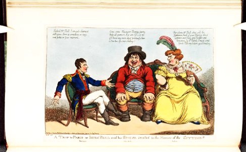 Bodleian Libraries, A trip to Paris, or Iohn Bull and his spouse invited to the honors of the sitting