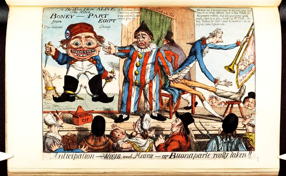 Bodleian Libraries, Anticipation ways and means or- Buonaparte really taken
