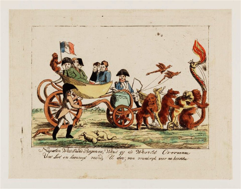 Bodleian Libraries, - Napoleon Bonaparte premier consul s'est rendu à Notre Dame pour y entendre la Sainte Messe célébrée par le Cardinal Ca 60