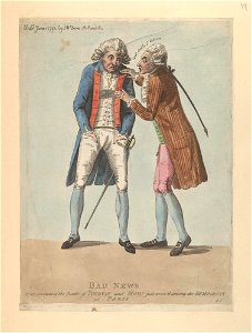 Bodleian Libraries, Bad news or- an account of the battle of Tournay and Mons just arriv'd among the democrats at Paris