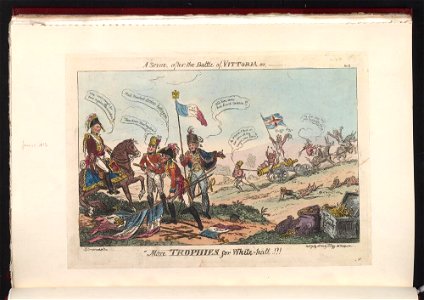 Bodleian Libraries, A scene, after the battle of Vittoria or, - More trophies for Whitehall