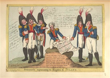 Bodleian Libraries, Bonaparte regenerating the kingdom of Poland- A scene from nature Decr 29 1806
