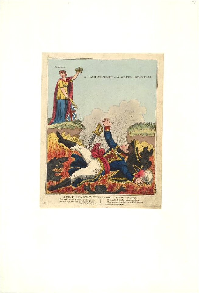 Bodleian Libraries, Bonaparte snatching at the British crown- A rash attempt and woful downfall