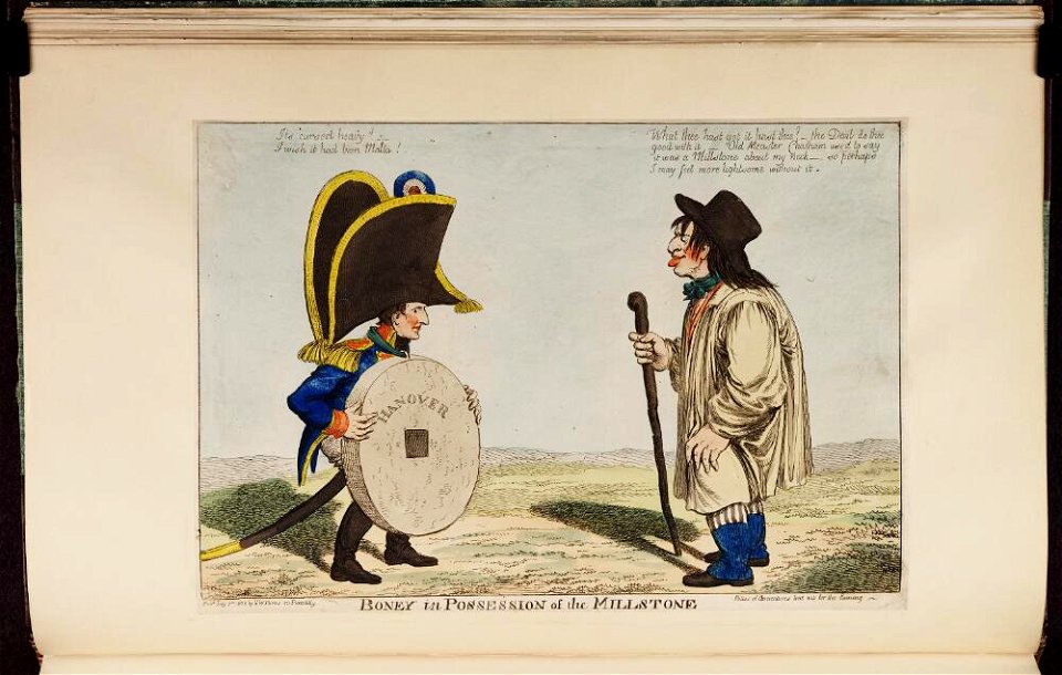 Bodleian Libraries, Boney in possession of the millstone
