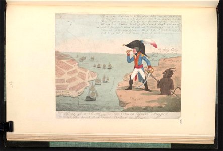Bodleian Libraries, Bony at a stand or- the Corsican tyrant stagger'd at the prospect of Great Britain in arms